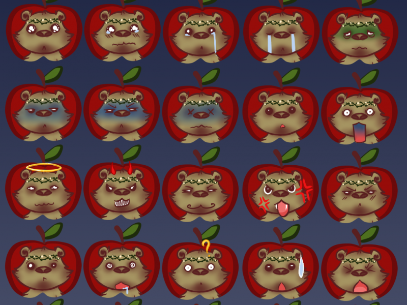 Ursa Major - Chibi Emotes